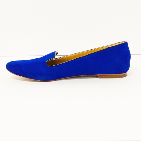 J. Crew Cora Blue Suede Loafers - Picture 3 of 8
